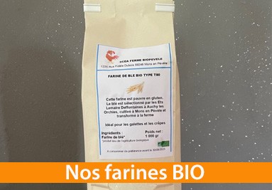Farine Bio en direct de la ferme de Mons-en-Pévèle
